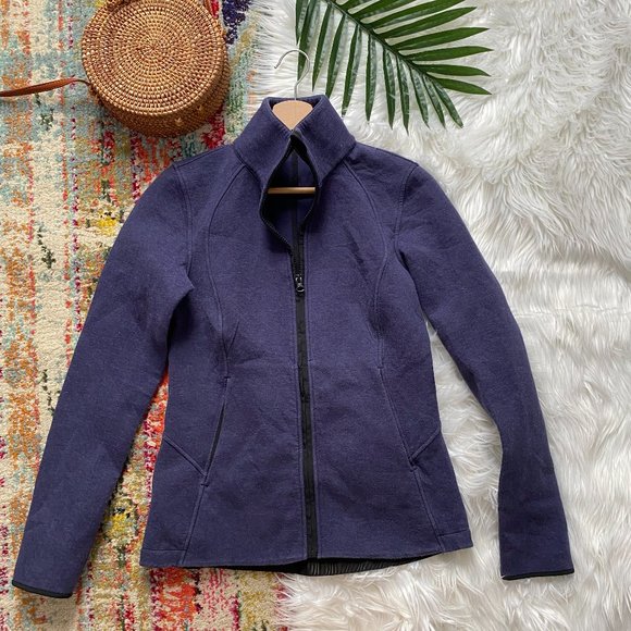 lululemon athletica Tops - Lululemon Activewear Zip Jacket Sweatshirt Size 4